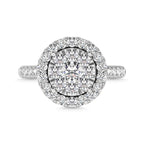 14K White Gold 2 Ct.tw Diamond Fashion Ring
