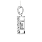 Diamond 1 Ct.Tw. Shimmering Pendant in 14K White Gold