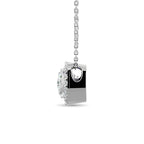 Diamond Round Shape Pendant 1/2 Ct.tw Round Cut in 14K White Gold