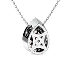 Diamond 1/2 Ct.tw Pear Shape Fashion Pendant in 14K White Gold