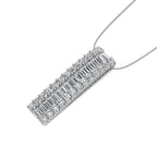 Diamond 1 Ct.Tw. Slide Pendant in 14K White Gold
