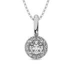Diamond 1/5 Ct.tw Round Cut Fashion Pendant in 10K White Gold