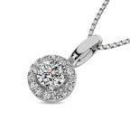 Diamond 1/5 Ct.tw Round Cut Fashion Pendant in 10K White Gold
