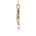 Diamond 1 7/8 Ct.Tw. Butterfly Pendant in 10K Two Tone