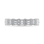 Diamond 1/2 Ct.Tw. Fashion Band in 14K White Gold