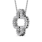 Diamond 1/3 Ct.Tw. Clover Pendant in 10K White Gold