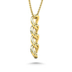 14K Yellow Gold Diamond 1/8 Ct.Tw. Fashion Pendant