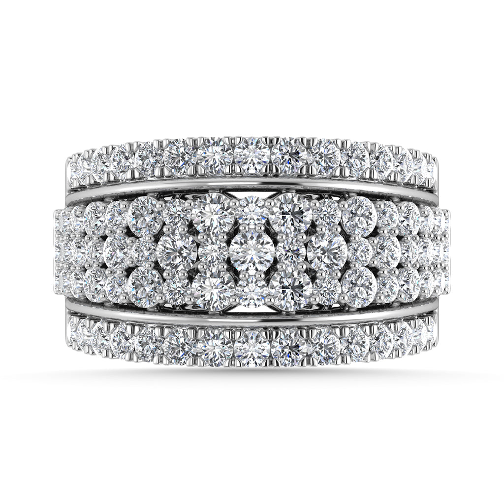 Diamond 2 Ct.Tw. Fashion Ring in 14K White Gold