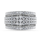 Diamond 2 Ct.Tw. Fashion Ring in 14K White Gold