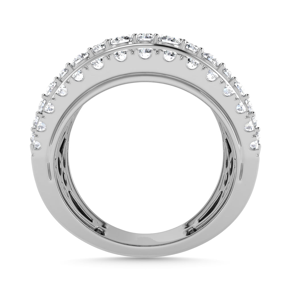 Diamond 2 Ct.Tw. Fashion Ring in 14K White Gold