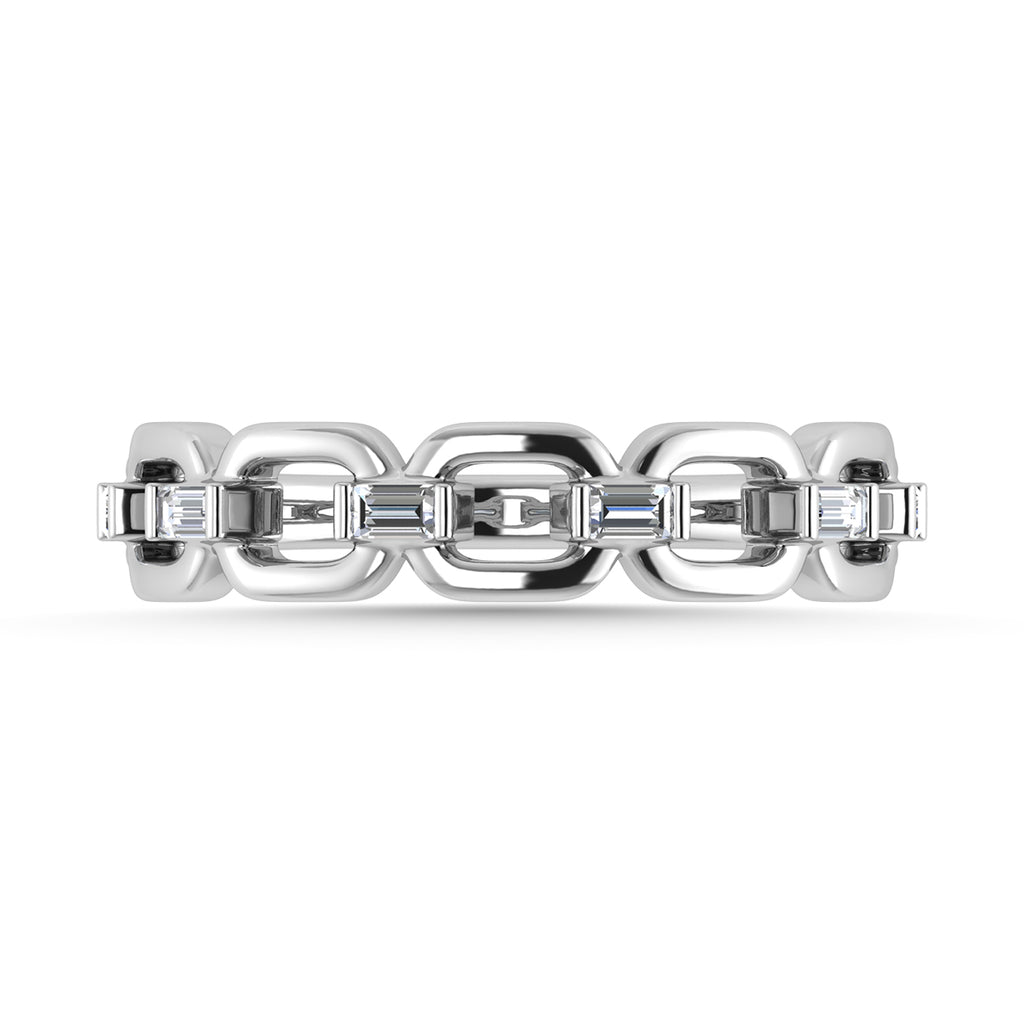 Diamond 1/8 Ct.Tw. Fashion Ring in 10K White Gold
