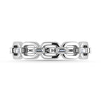 Diamond 1/8 Ct.Tw. Fashion Ring in 10K White Gold