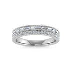 14K White Gold Diamond 1/3 Ct.Tw. Fashion Bands