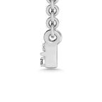 14K White Gold Diamond 1/5 Ct.Tw. Fashion Necklace