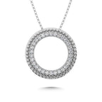 10K White Gold Diamond 1/5 Ct.Tw. Fashion Pendant