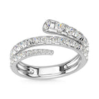 14K White Gold Diamond 1 1/6 Ct.Tw. Fashion Ring