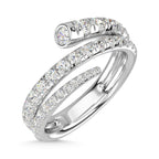 14K White Gold Diamond 1 1/6 Ct.Tw. Fashion Ring