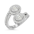 14K White Gold Diamond 1 Ct.Tw. Fashion Ring