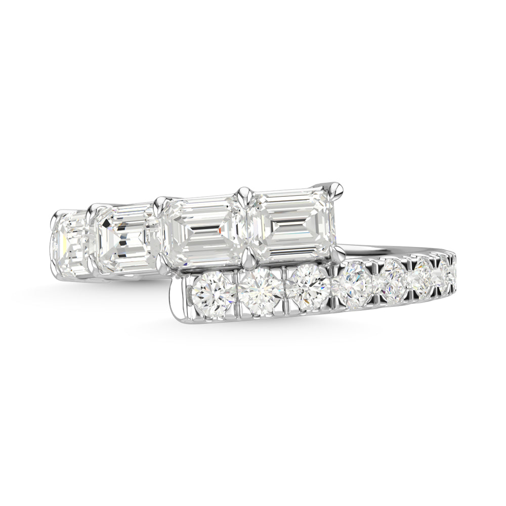 14K White Gold Diamond 1 7/8 Ct.Tw. Fashion Ring
