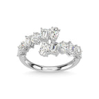 14K White Gold Diamond 1 3/4 Ct.Tw Fashion Ring