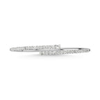 14K White Gold Diamond 2 5/8 Ct.Tw. Fashion Bangle