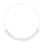 14K White Gold Diamond 3 1/4 Ct.Tw. Fashion Necklace