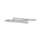 14K White Gold Diamond 2 5/8 Ct.Tw. Fashion Bangle