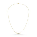 10K Yellow Gold Diamond 1/6 Ct.Tw. Fashion Necklace (18 inches)