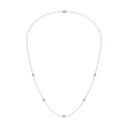 14K White Gold Diamond 1/6 Ct.Tw. Fashion Necklace (18 inches)