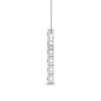14K White Gold Diamond 1/2 Ct.Tw. Cross Pendant