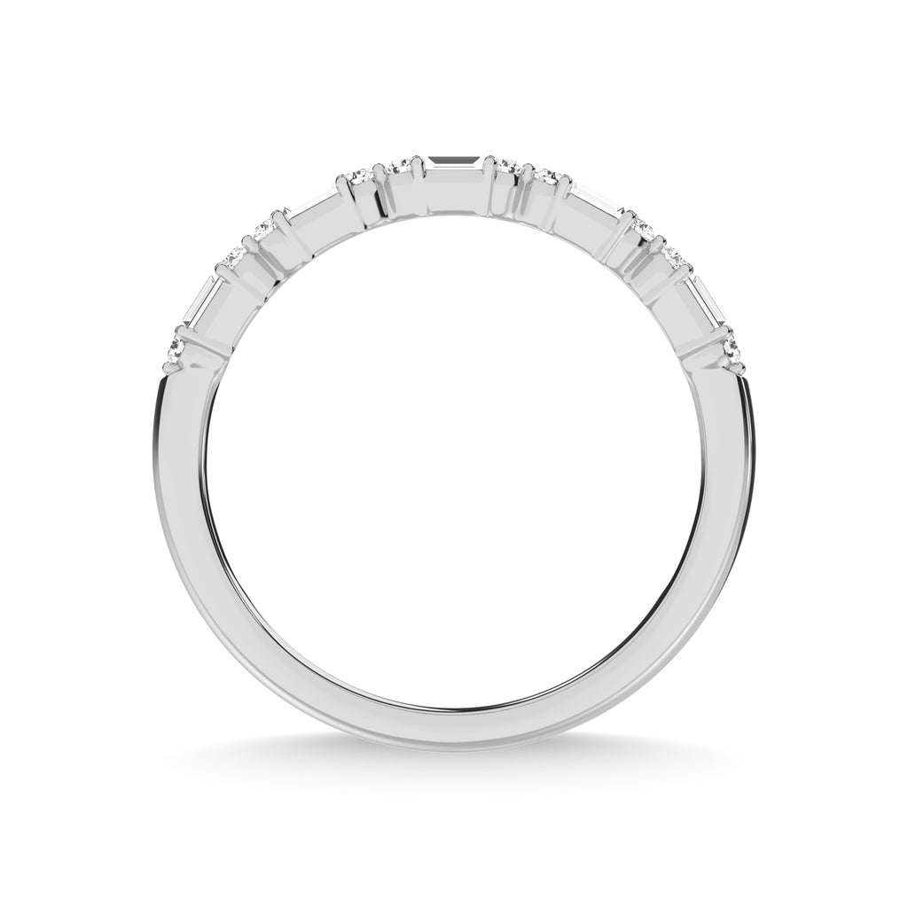 14K White Gold Diamond 1/3 Ct.Tw. Fashion Band