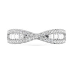 14K White Gold Diamond 1/2 Ct.Tw. Fashion Band