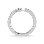 14K White Gold Diamond  3/8 Ct.Tw. Fashion Ring