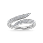 14K White Gold Diamond  1/3 Ct.Tw. Fashion Ring