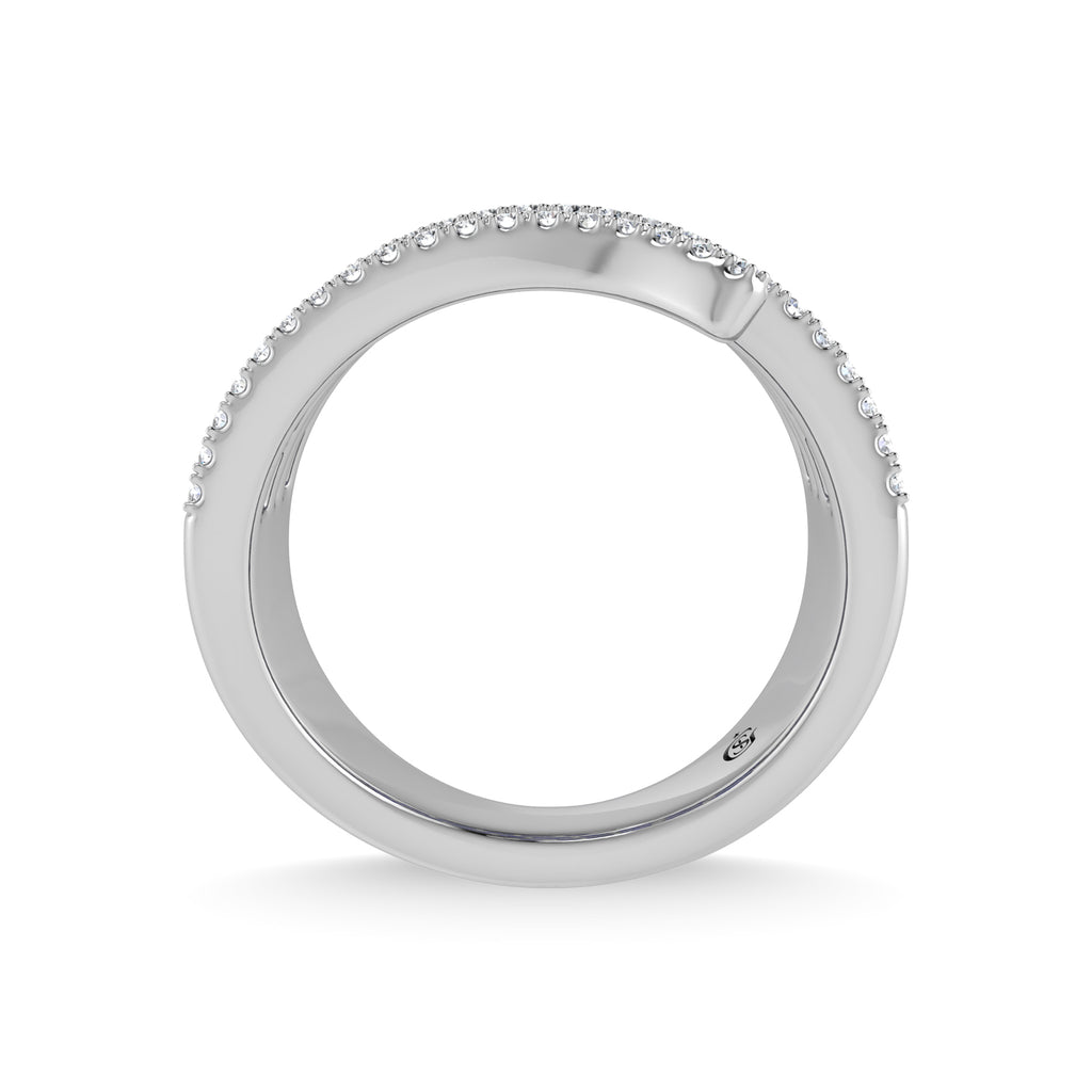 14K White Gold Diamond and Blue Sapphire 2 1/4 Ct.Tw. Fashion Ring