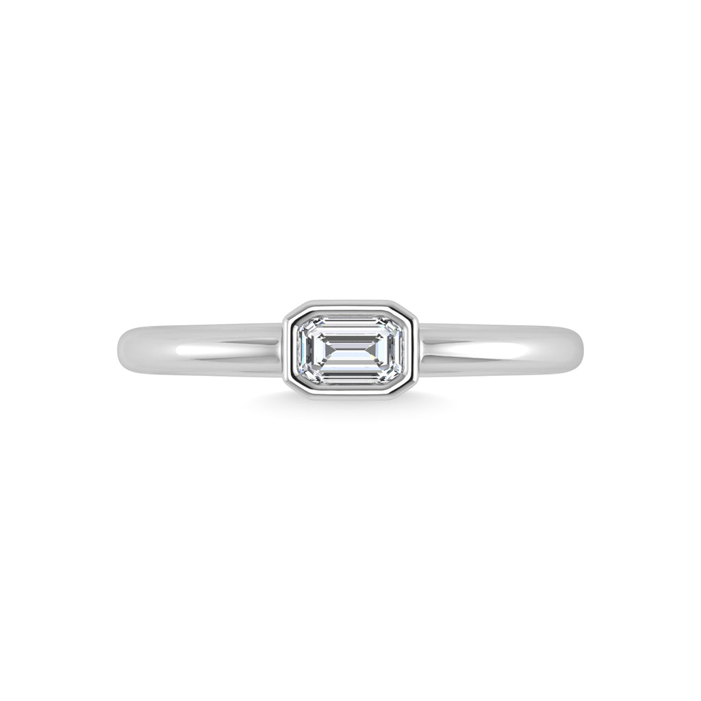14K White Gold Diamond 1/3 Ct.Tw. Fashion Ring