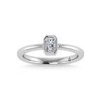 14K White Gold Diamond 1/3 Ct.Tw. Diamond Fashion Ring