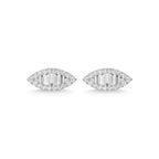 14K White Gold Diamond 1/3 Ct.Tw. Fashion Earrings