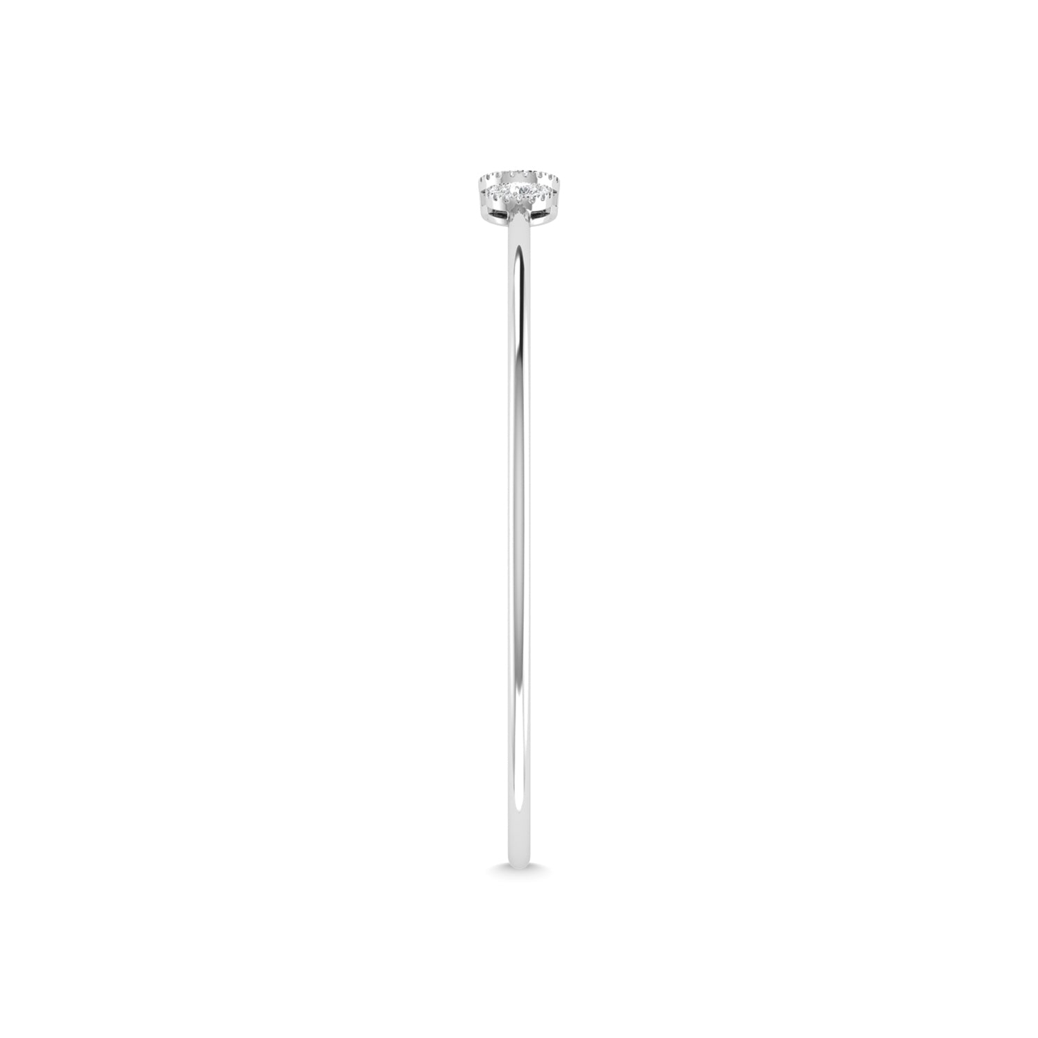 14K White Gold Diamond 1/2 Ct.Tw. Fashion Bangle