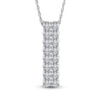 14K White Gold Diamond 1 5/8 Ct.Tw. Fashion Pendant