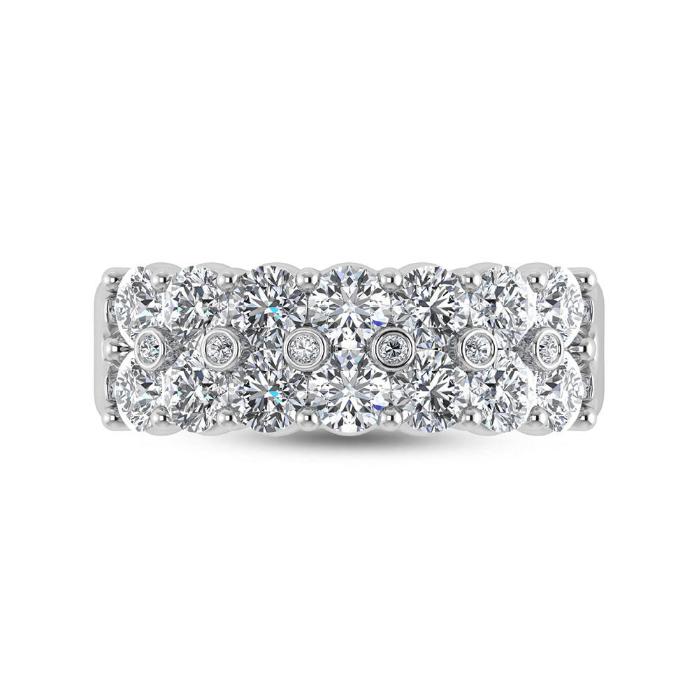 14K White Gold Diamond 1 3/8 Ct.Tw. Fashion Ring