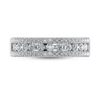 14K White Gold Diamond 7/8 Ct.Tw. Fashion Ring
