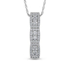 14K White Gold Diamond 5/8 Ct.Tw. Fashion Pendant