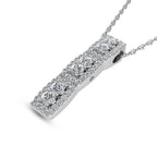 14K White Gold Diamond 5/8 Ct.Tw. Fashion Pendant