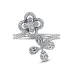 14K White Gold Diamond 3/4 Ct.Tw. Fashion Ring