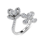14K White Gold Diamond 3/4 Ct.Tw. Fashion Ring