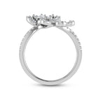 14K White Gold Diamond 3/4 Ct.Tw. Fashion Ring