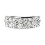 14K White Gold Diamond 2 Ct.Tw. Ladies Fashion Band
