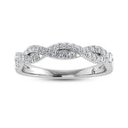 14K White Gold Diamond 1/4 Ct.Tw. Fashion Ring