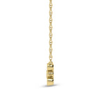 14K Yellow Gold Diamond 1/4 Ct.Tw. Fashion Necklace